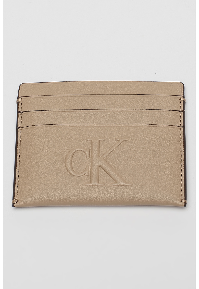 Portcart de piele ecologica cu logo Portcart de piele ecologica cu logo