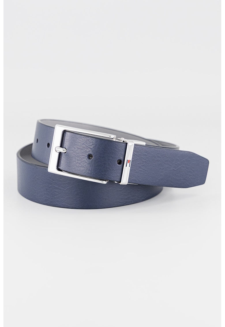 Curea din piele cu model uni si model reversibil