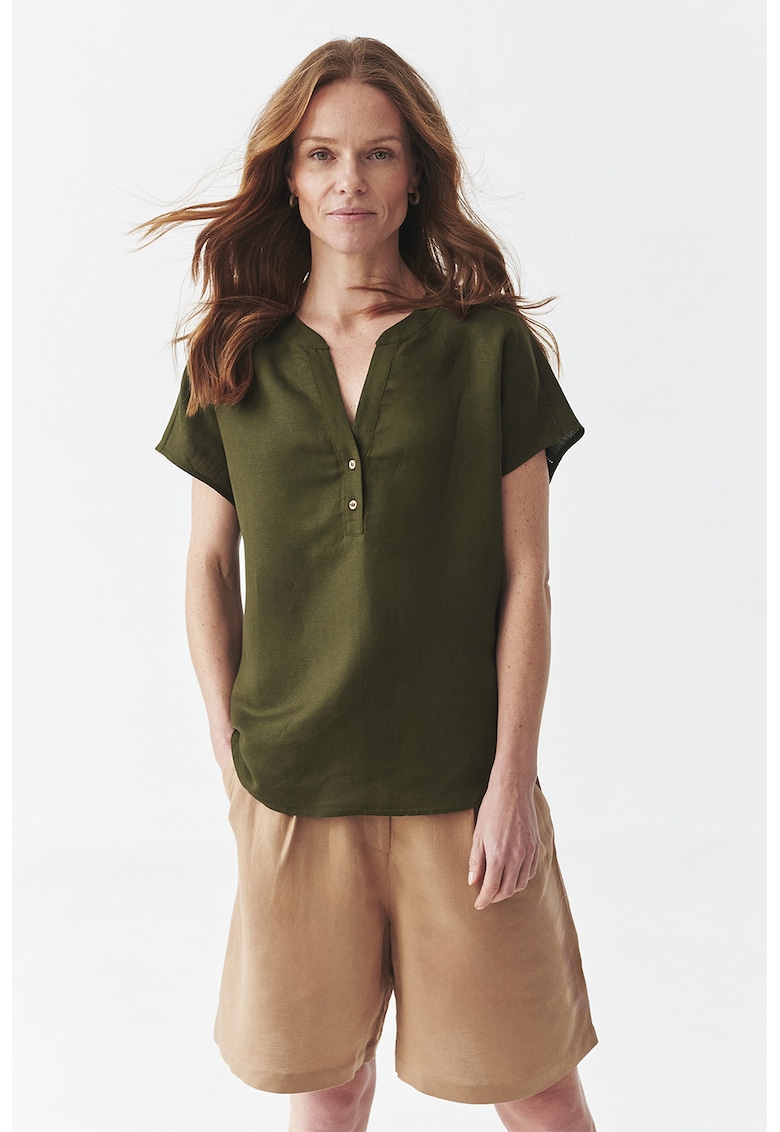 Bluza-tunica din amestec de in