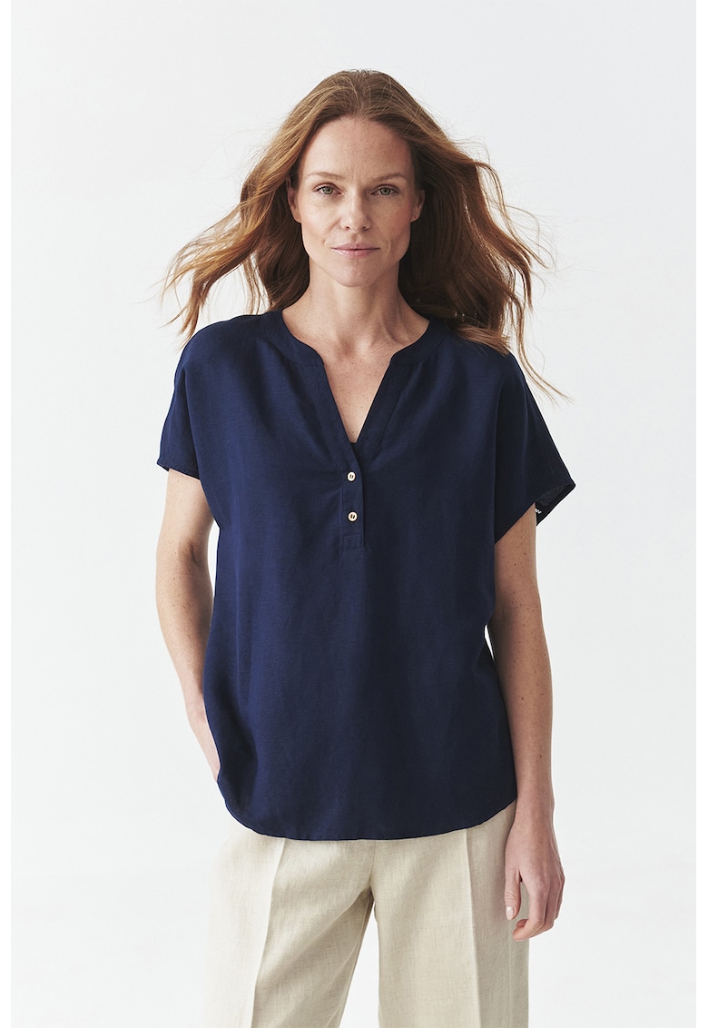 Bluza-tunica din amestec de in