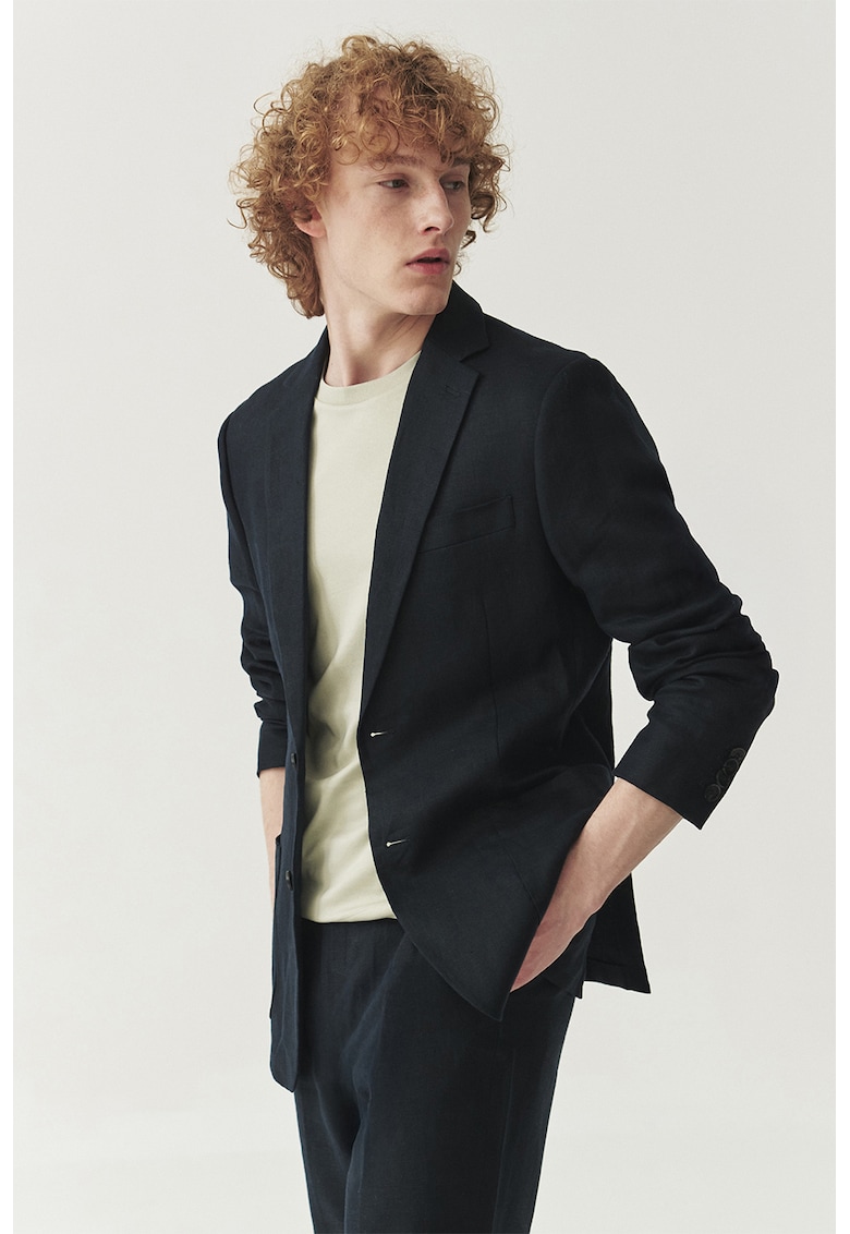 Sacou regular-fit din in