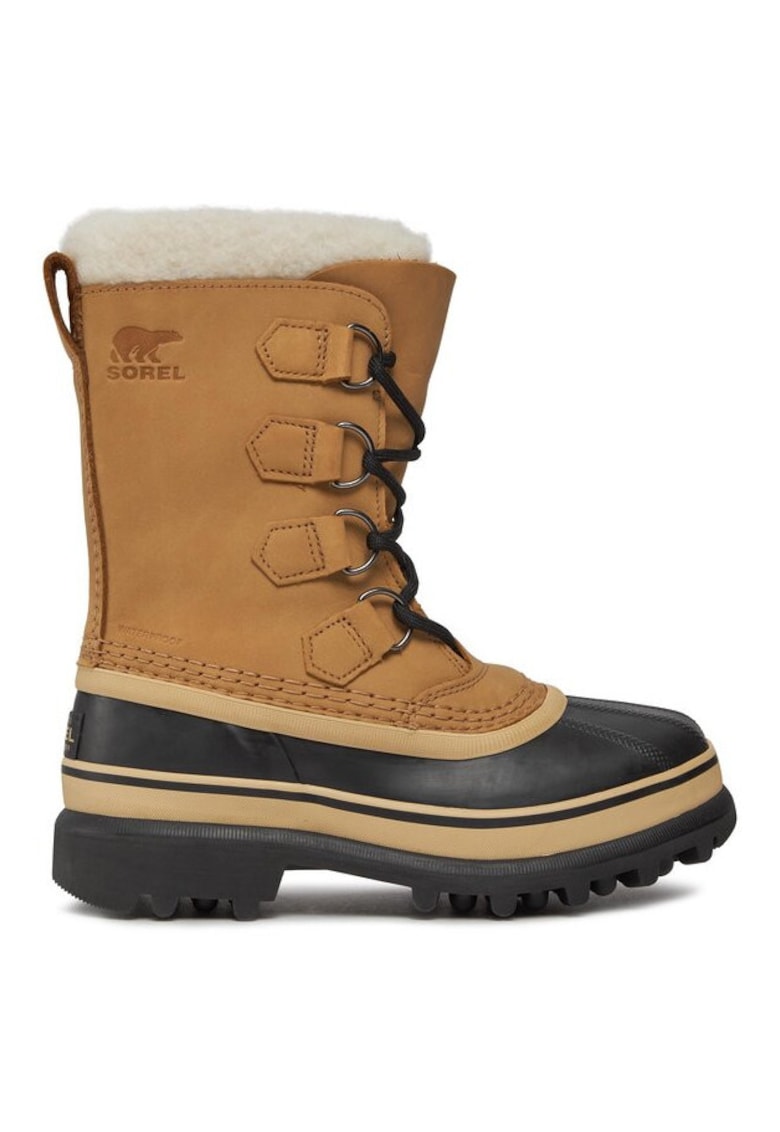 Ghete dama  199854453 - Piele naturala - Maro