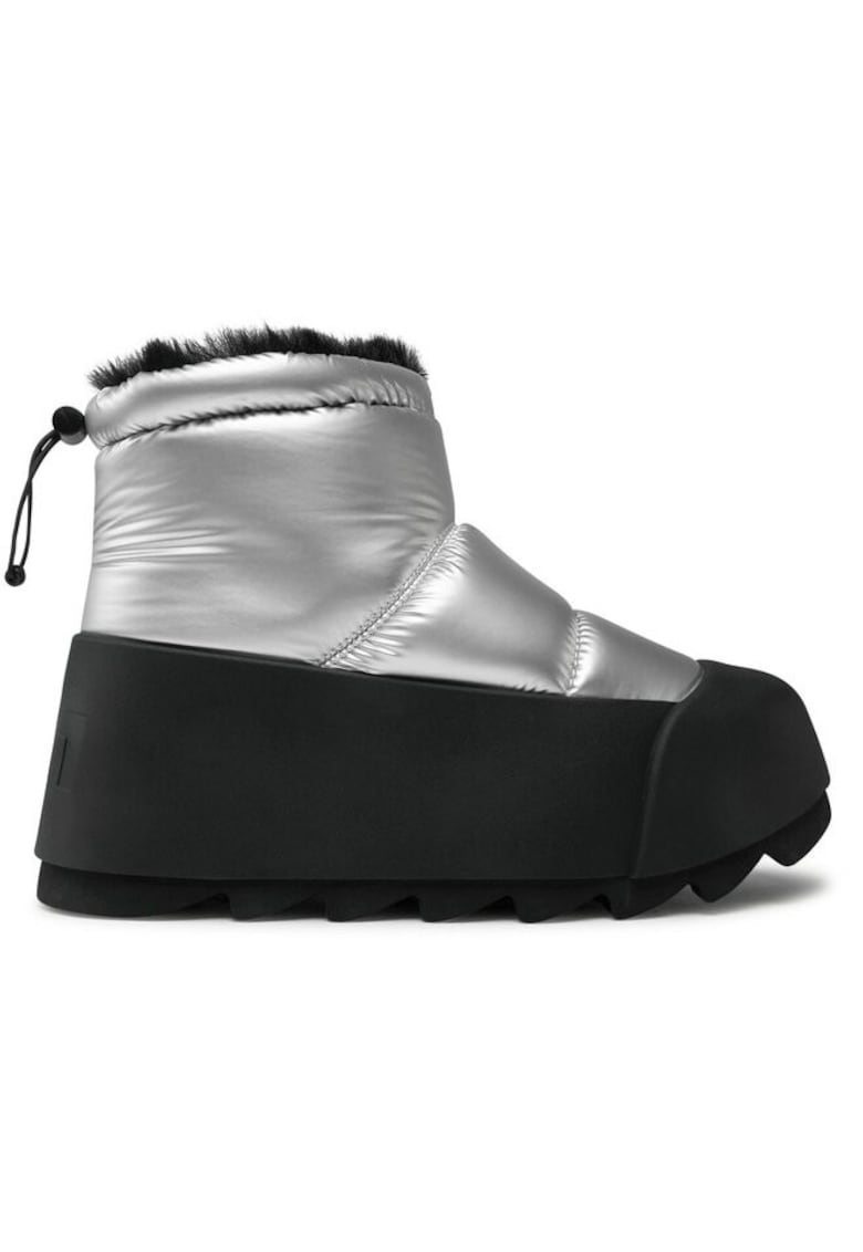 Ghete dama  303086916 - Textil - Argintiu