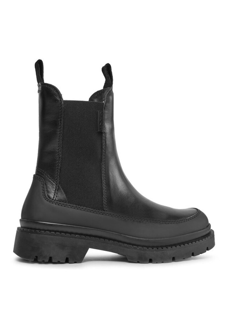 Ghete dama  303175894 - Piele naturala - Negru