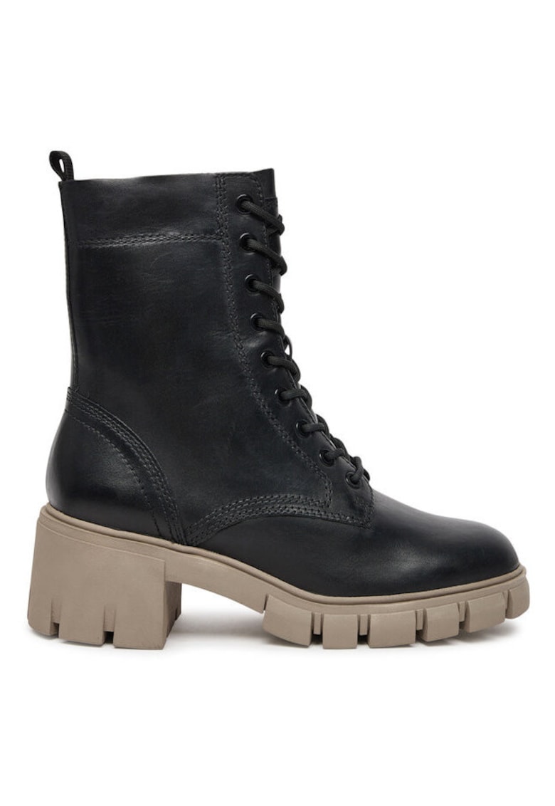 Ghete dama 304293535 - Piele naturala - Negru