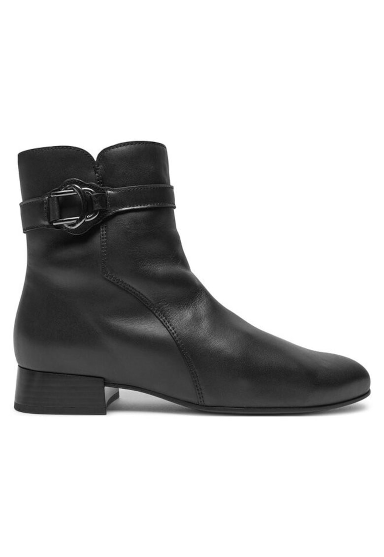 Ghete dama  304338939 - Piele naturala - Negru