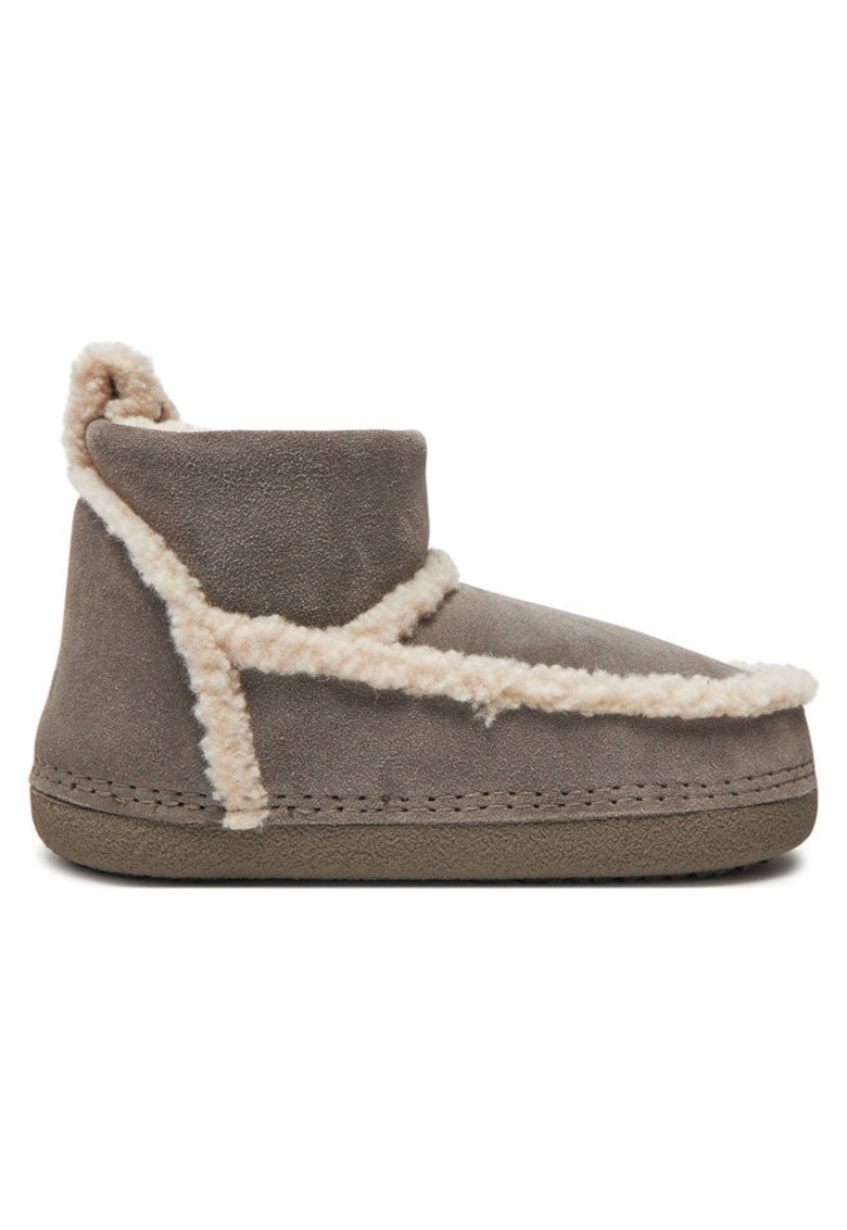 Ghete dama  304362606 - Piele naturala - Gri