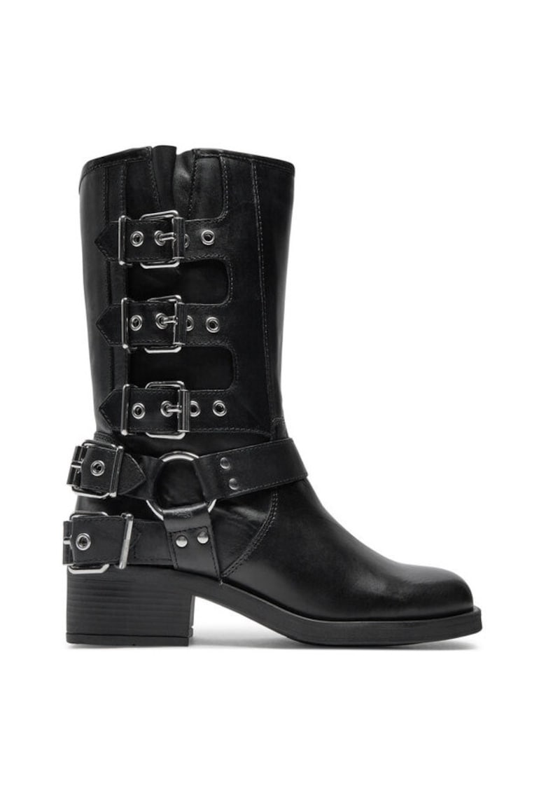 Ghete dama  304205880 - Piele naturala - Negru