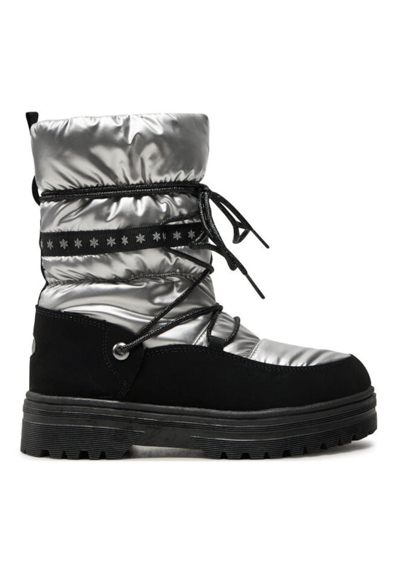 Ghete dama  304224928 - Sintetic - 36 EU - Argintiu