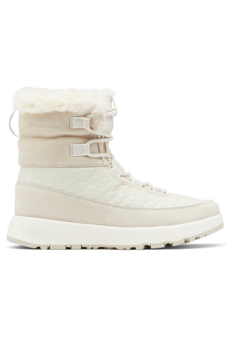 Ghete dama  Piele naturala - Bej