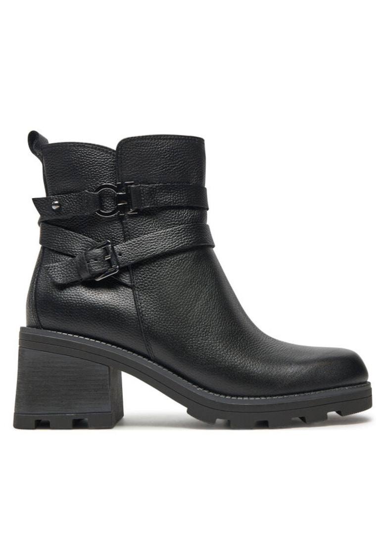 Ghete dama 304310461 - Piele naturala - Negru