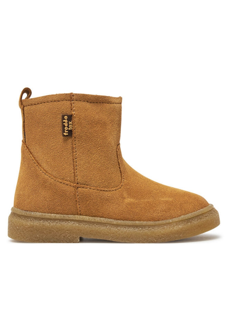 Ghete fete 304390760 - Piele naturala - Maro