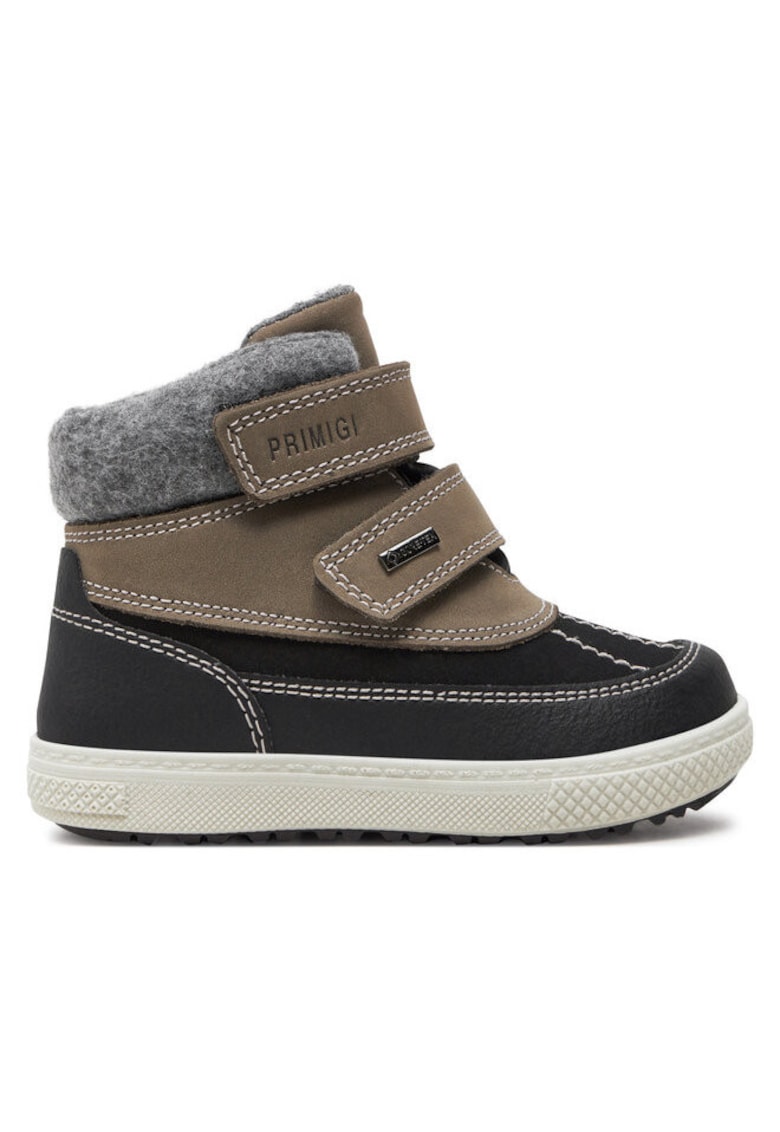 Ghete baieti  304321429 - Piele ecologica - Gri