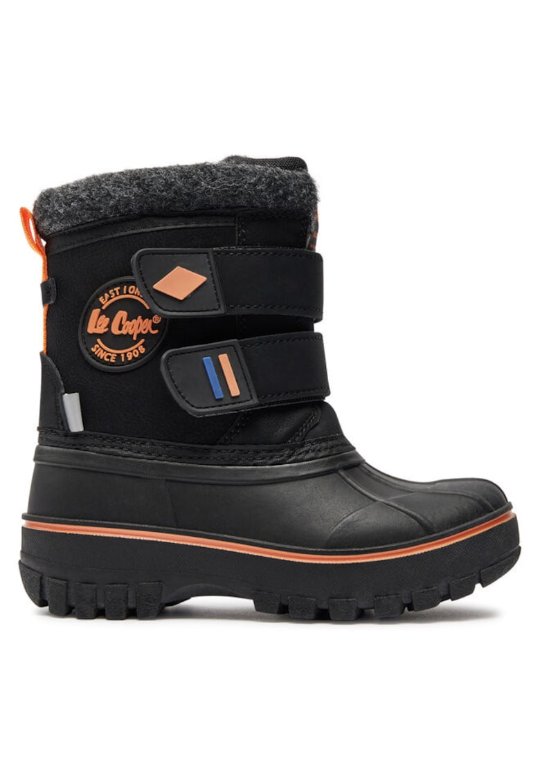 Ghete baieti 304322662 - Piele ecologica - Negru