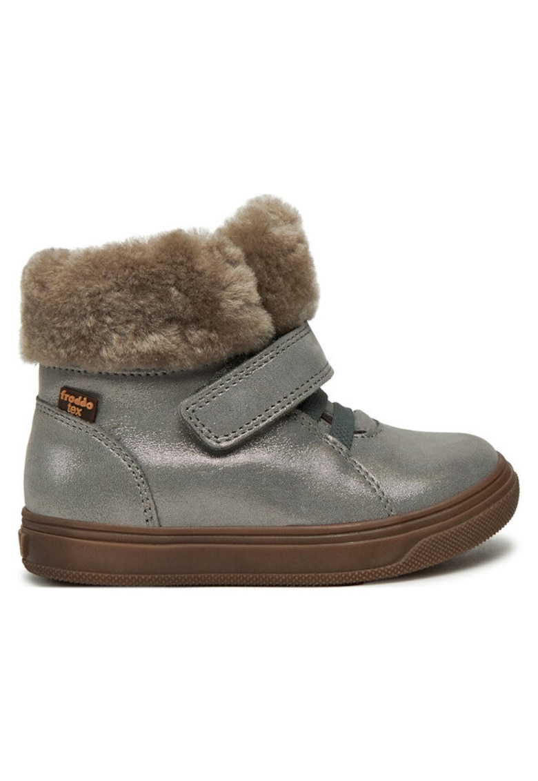 Ghete fete 304390692 - Piele naturala - Gri