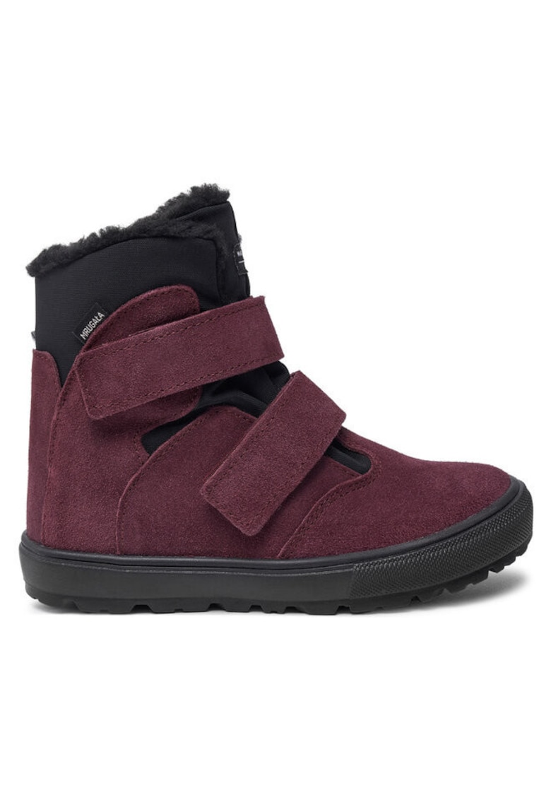Cizme fete 304294211 - Piele naturala - Rosu - Rosu
