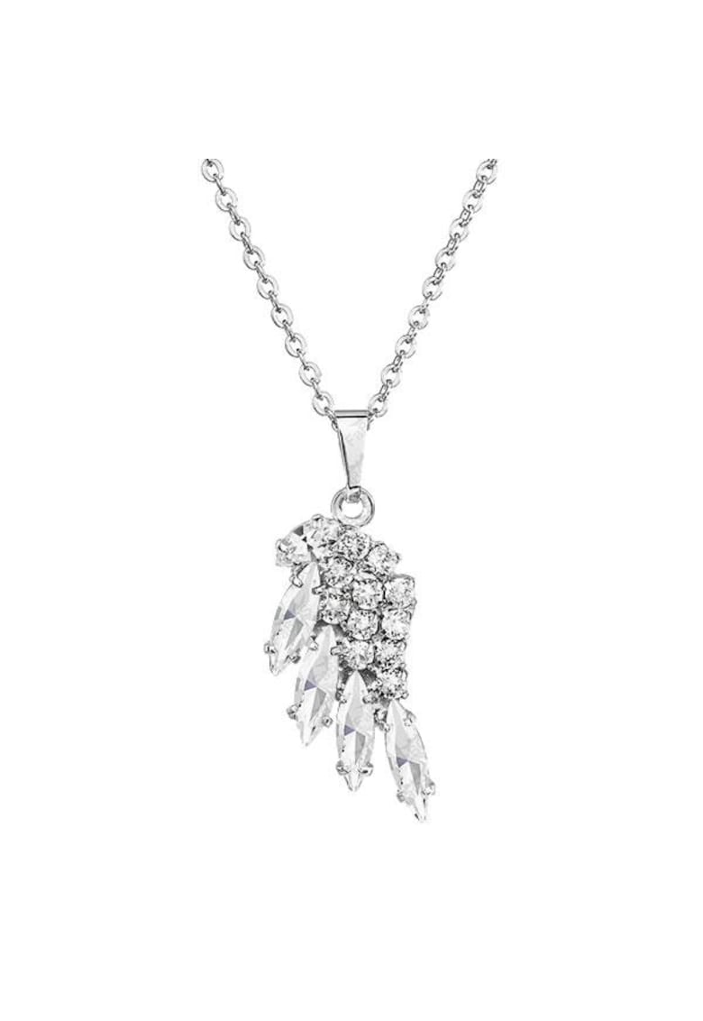 Colier cu cristale Swarovski Crystal 7430-6046-02 - Argintiu