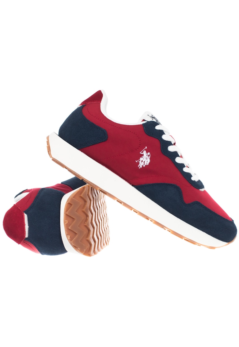 - Pantofi barbatesti RED05 rosu - Rosu/Bleumarin