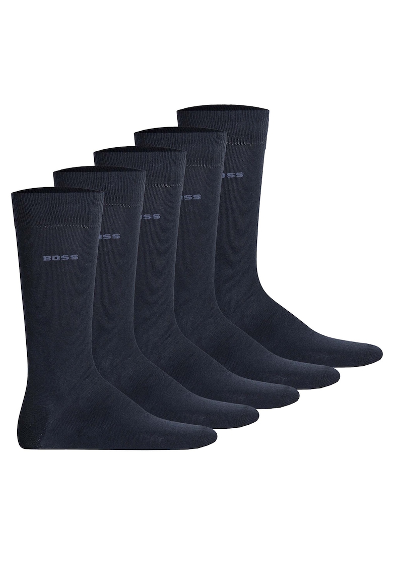 Set de sosete lunigi cu logo - 5 perechi