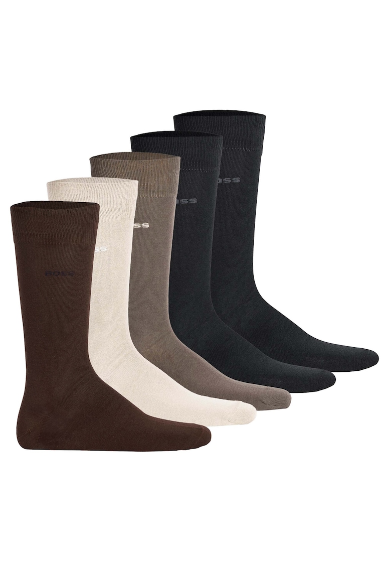 Set de sosete lunigi cu logo - 5 perechi