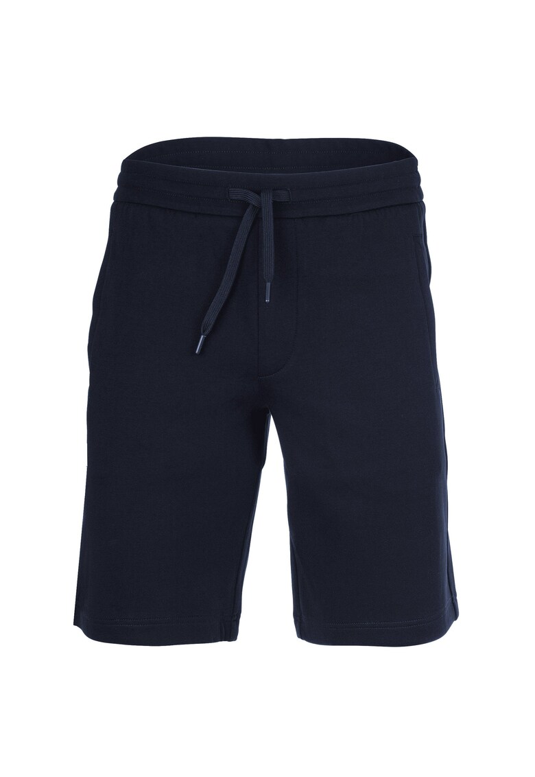 Bermude cu snur de ajustare si broderie logo