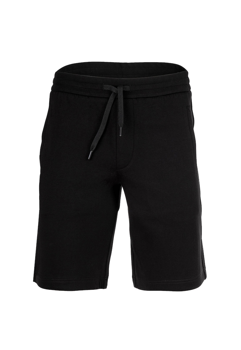 Bermude cu snur de ajustare si broderie logo