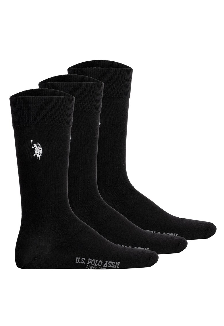 Set de sosete lungi - 3 perechi - Negru