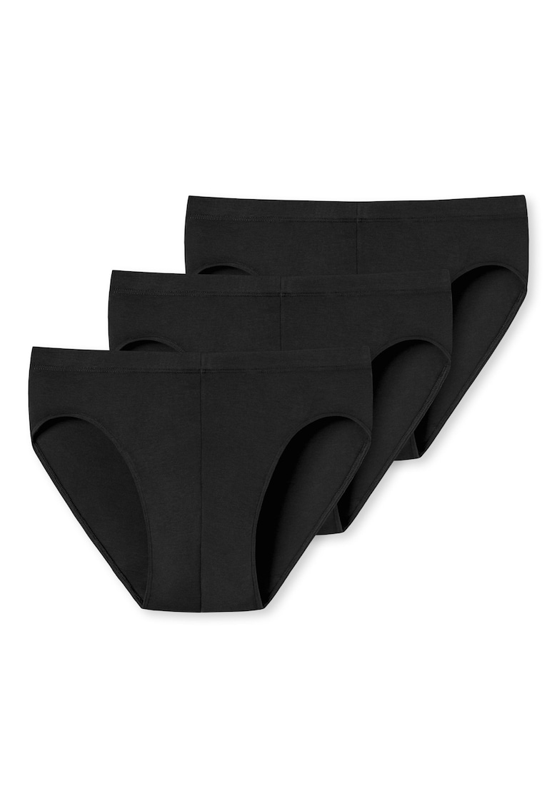 Set de chiloti uni din amestec de bumbac – 3 perechi – Negru Set de chiloti uni din amestec de bumbac – 3 perechi – Negru