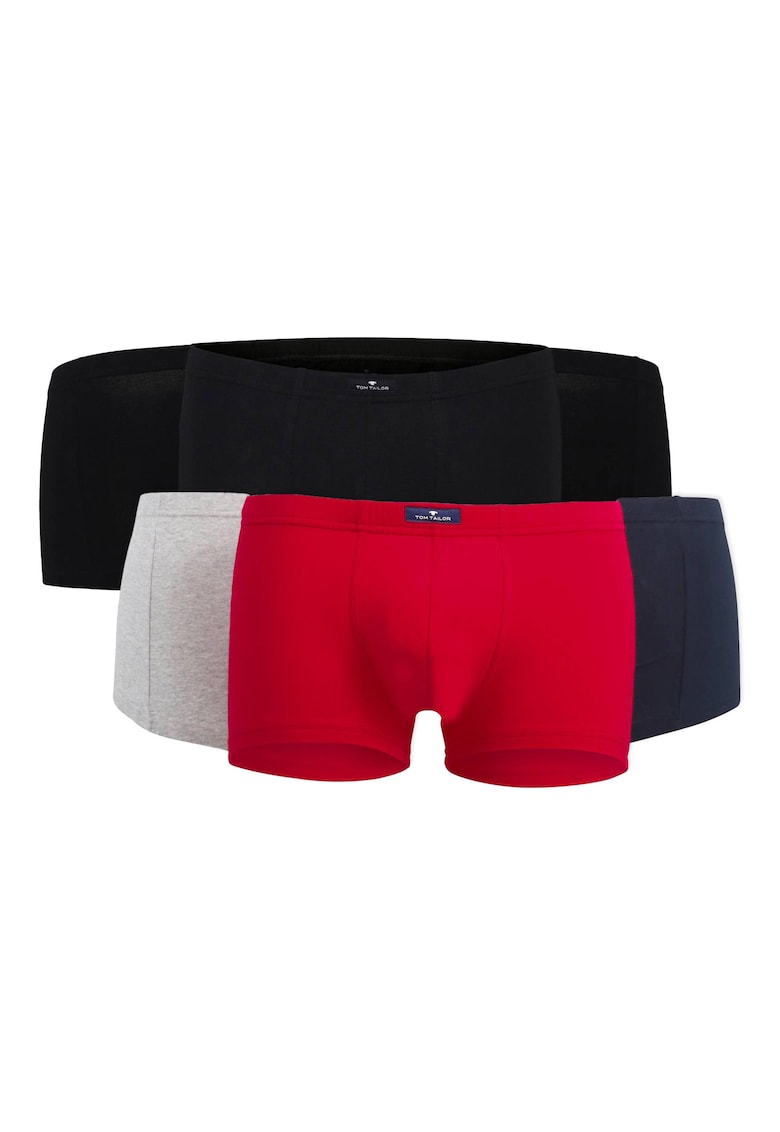 Set de boxeri uni – 6 perechi – Rosu/Negru/Gri/Bleumarin Set de boxeri uni – 6 perechi – Rosu/Negru/Gri/Bleumarin