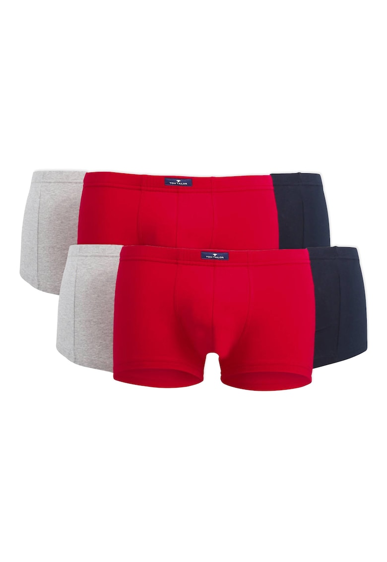 Set de boxeri uni – 6 perechi – Rosu/Gri/Bleumarin Set de boxeri uni – 6 perechi – Rosu/Gri/Bleumarin