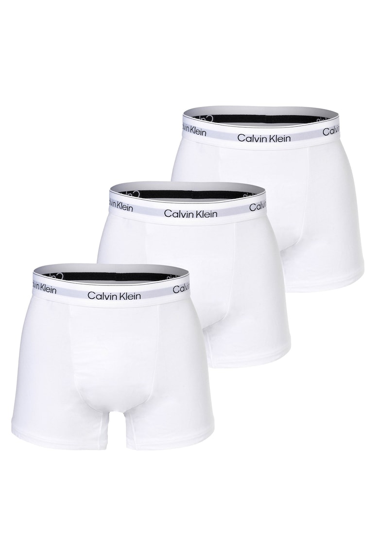 Set de boxeri relaxed fit Icon – 3 perechi – Alb Set de boxeri relaxed fit Icon – 3 perechi – Alb