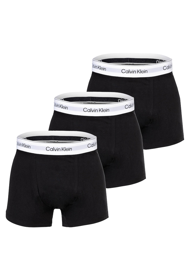 Set de boxeri relaxed fit Icon – 3 perechi – Alb/Negru Set de boxeri relaxed fit Icon – 3 perechi – Alb/Negru