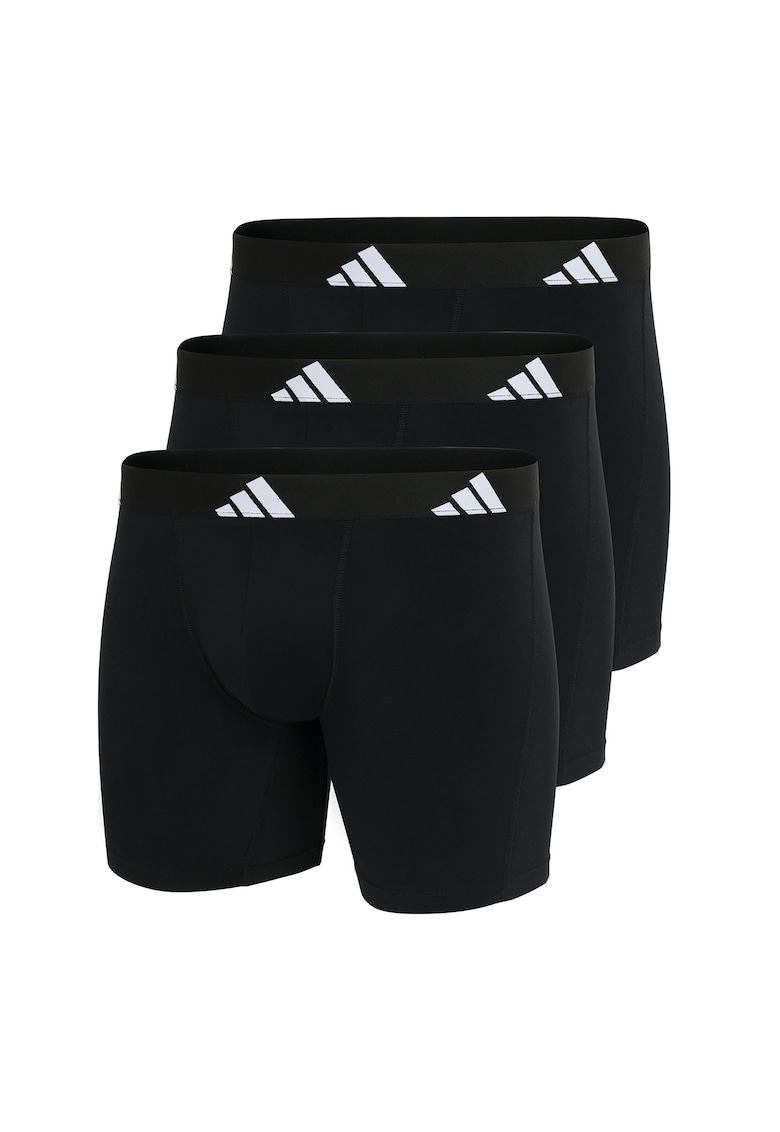 Set de boxeri cu imprimeu logo Active – 3 perechi – Negru Set de boxeri cu imprimeu logo Active – 3 perechi – Negru