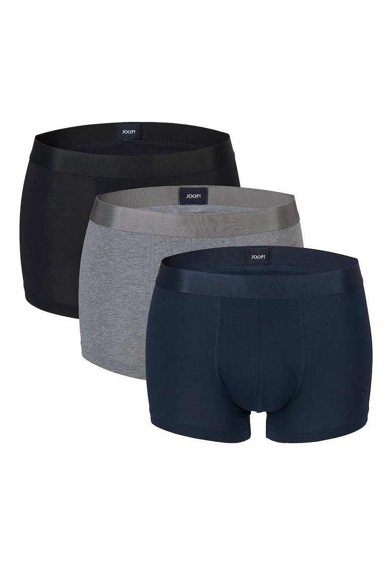 Set de boxeri uni – 3 perechi – Negru/Gri/Albastru Set de boxeri uni – 3 perechi – Negru/Gri/Albastru