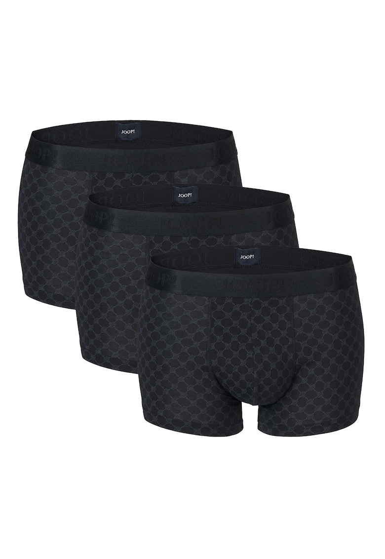 Set de boxeri cu model – 3 perechi – Negru Set de boxeri cu model – 3 perechi – Negru