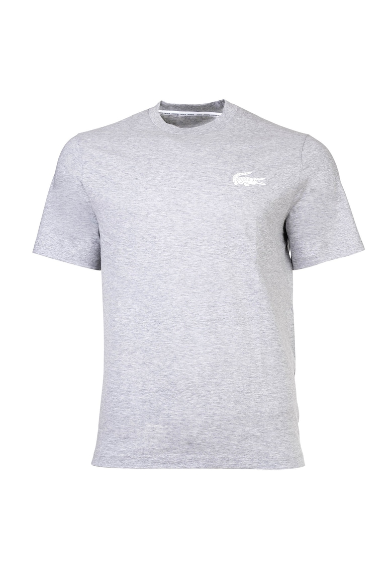 Tricou cu decolteu la baza gatului si logo