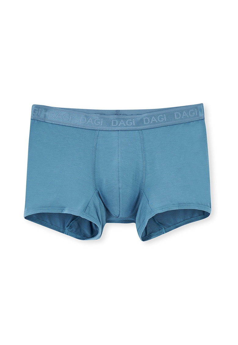 Boxeri din amestec de micromodal cu banda logo in talie Boxeri din amestec de micromodal cu banda logo in talie