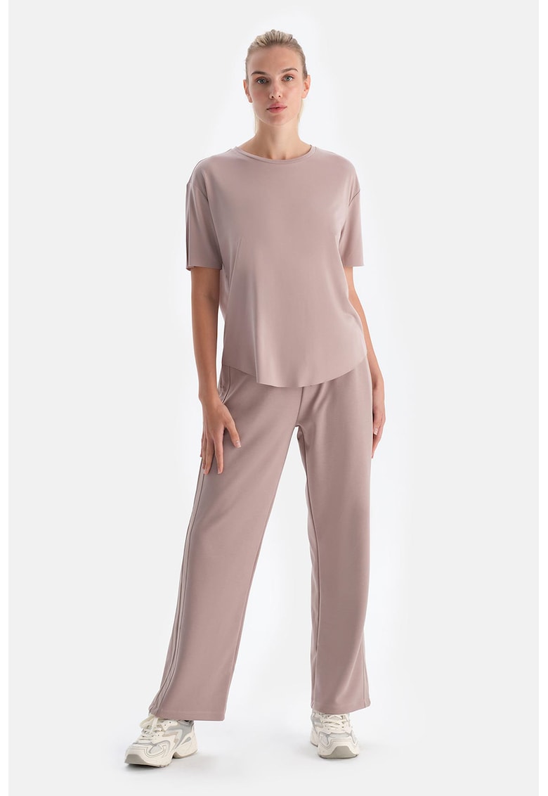 Pantaloni din amestec de modal cu snur
