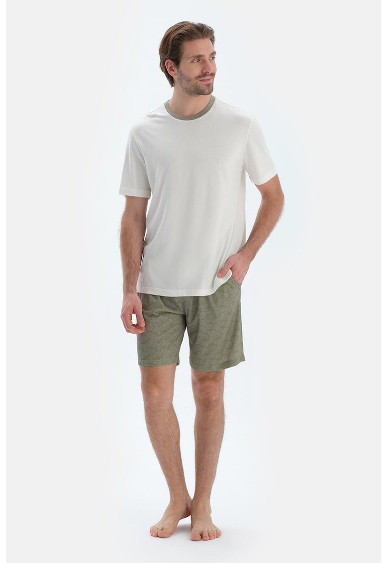 Pijama cu pantaloni scurti din amestec de modal