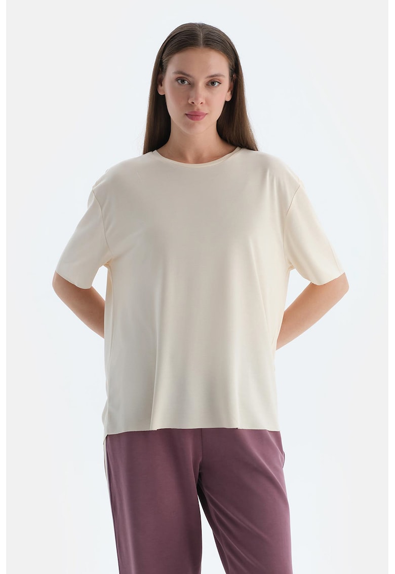 Tricou lejer din amestec de modal