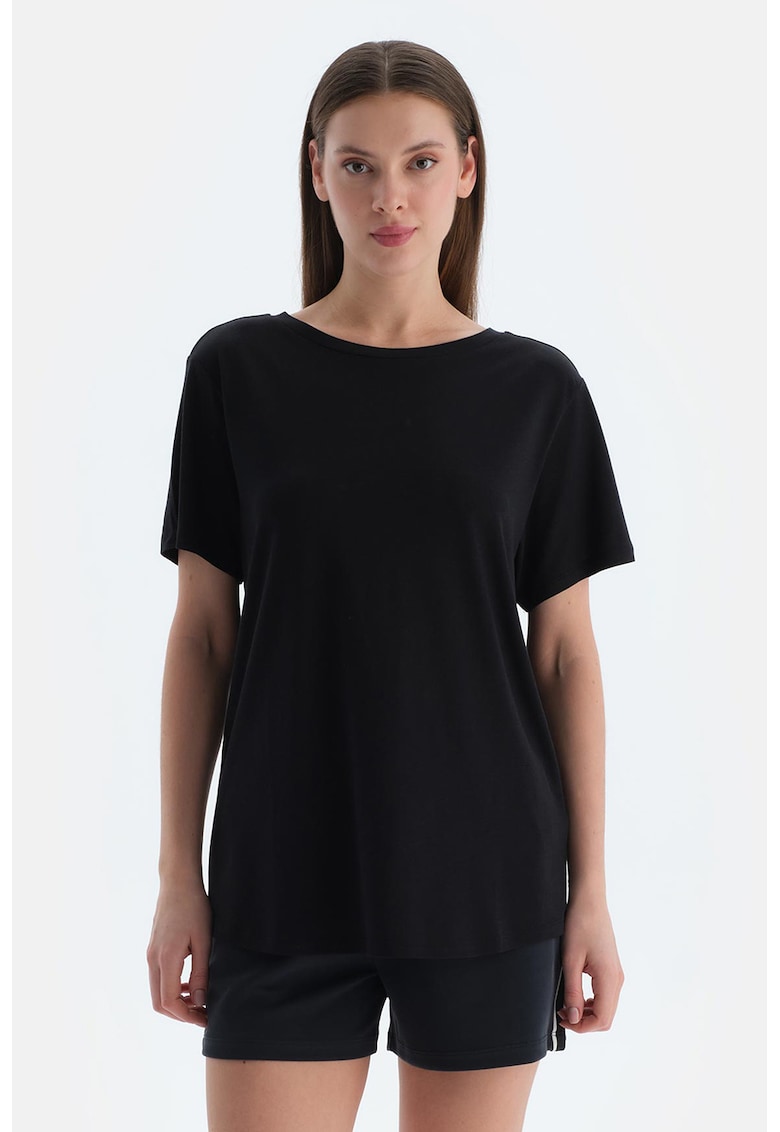 Tricou lejer din amestec de modal