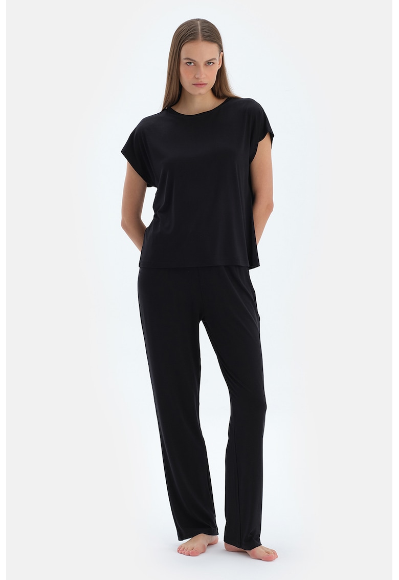 Pijama regular fit uni