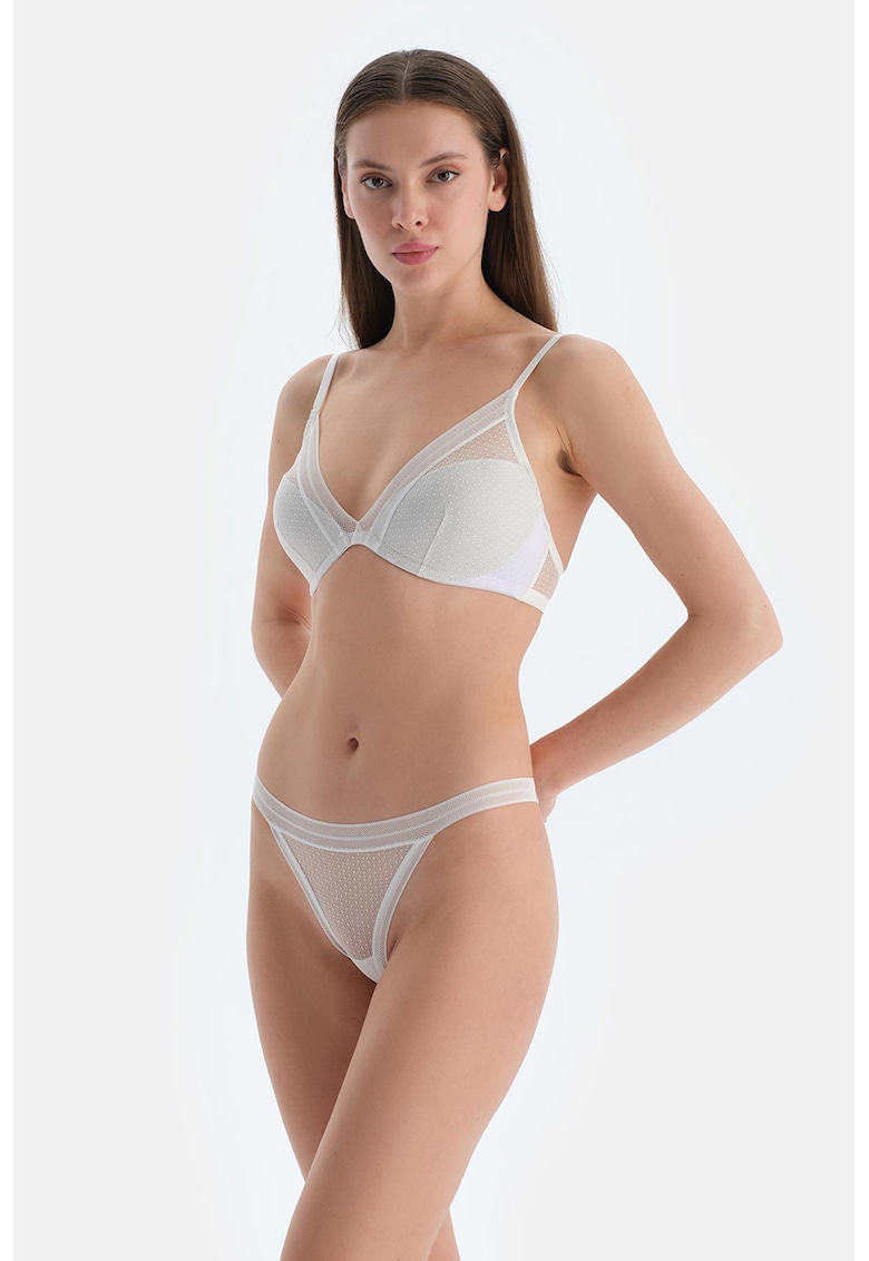 Chiloti de plasa cu design semi-transparent