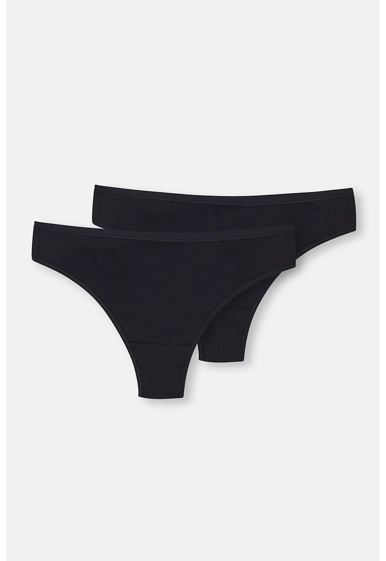 Chiloti tanga din amestec de modal - 2 perechi