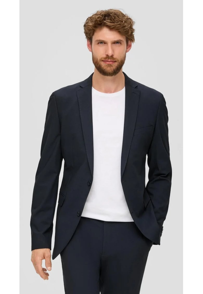 Sacou elegant barbati cu croialaRegular Fit - Bleumarin