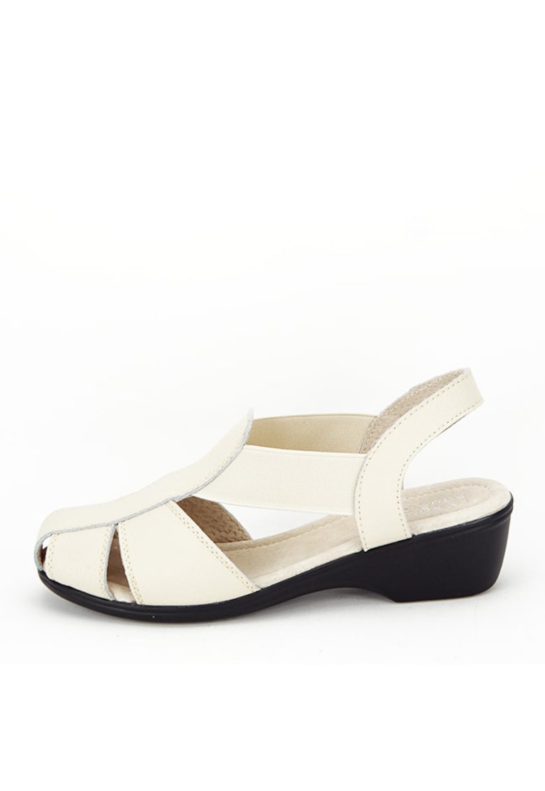 Sandale din piele naturala bej Codruta M5 12686 - Bej