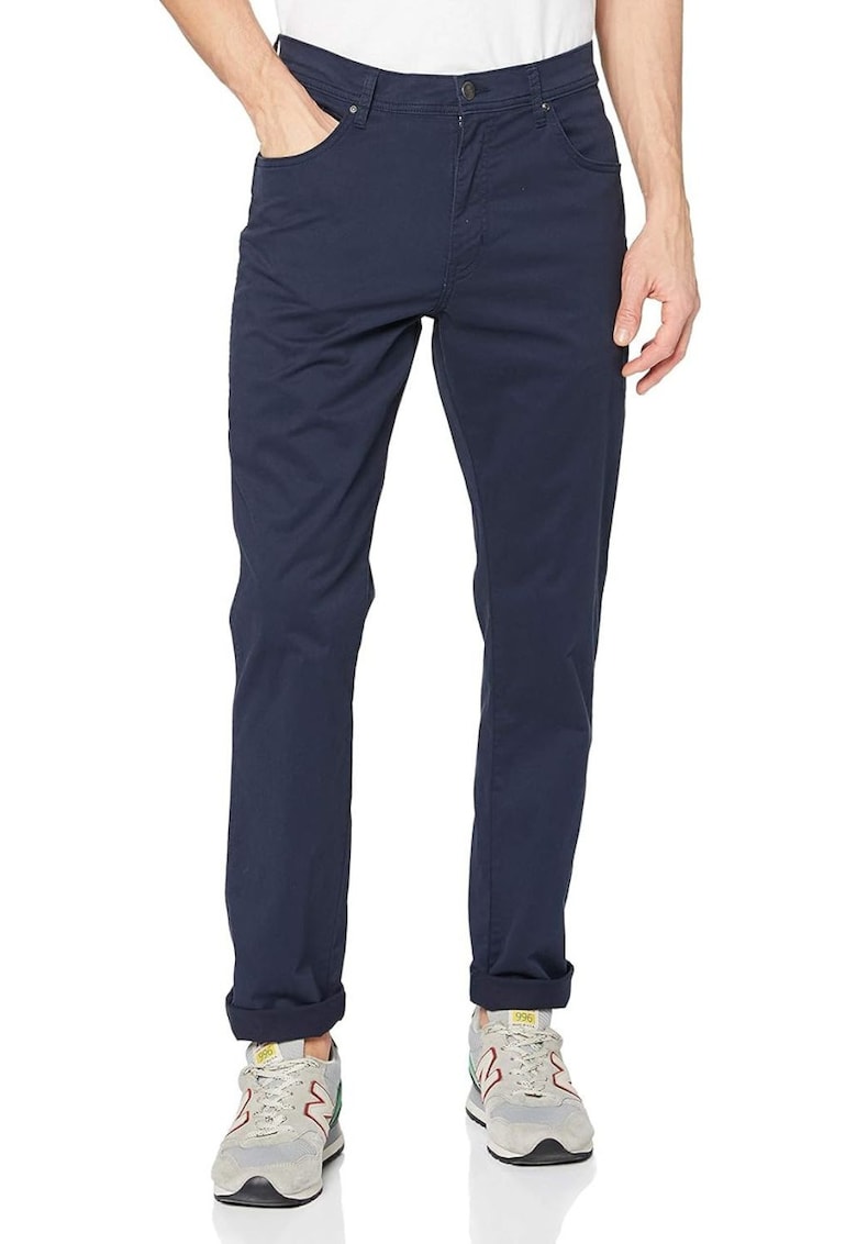 Pantaloni barbati Texax Slim - Bumbac/Elastan - Bleumarin -