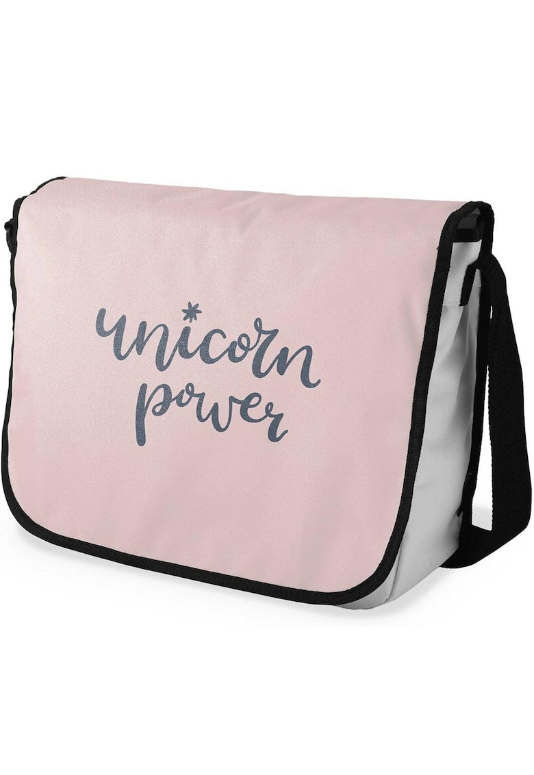 Geanta fashion dama  ecru roz - 100% bumbac - 29x36cm