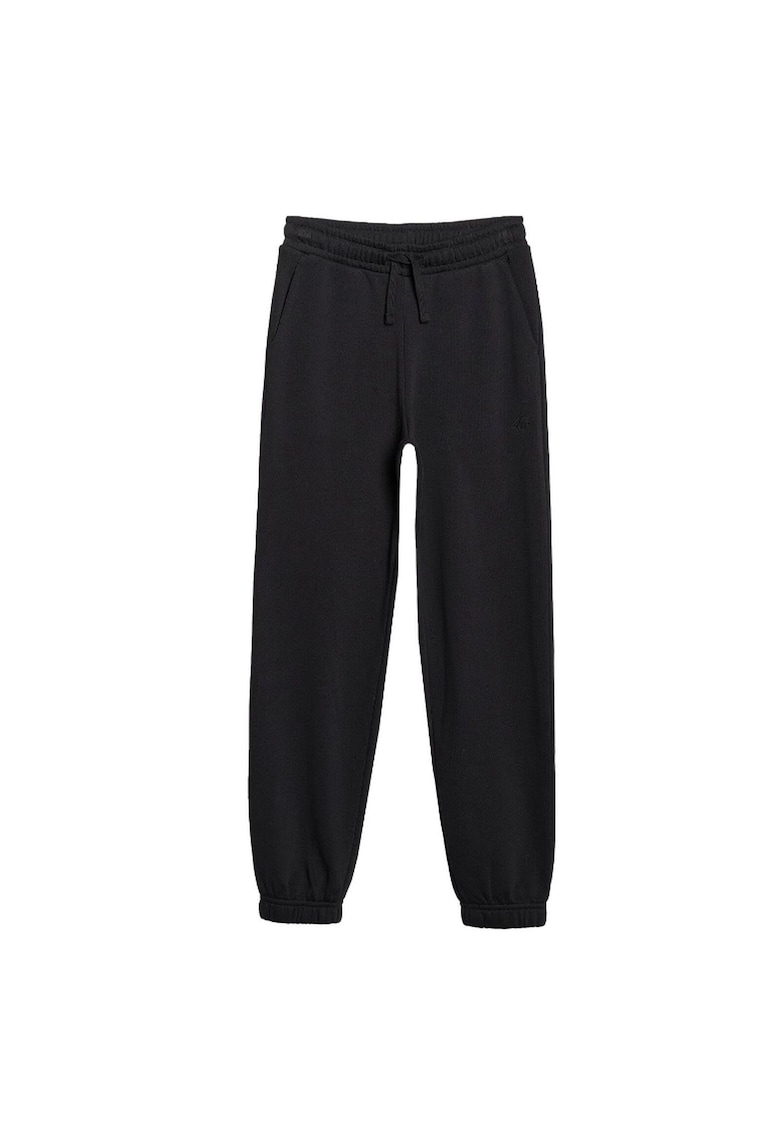Pantaloni sport copii M1188 - negru - bumbac/poliester