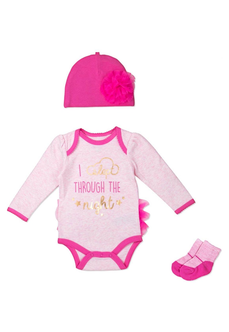 Set 3 piese pentru fetite - roz - - Roz